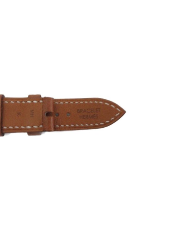 Hermes Leather Bracelet Watch Brown main image 5